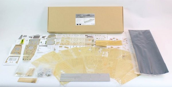 Pontos 23003F1 USS BB-63 Missouri 1945 Detail Up Set (20B Deck Blue stained wooden deck) (1:200)