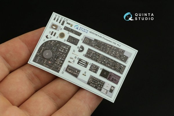 Quinta Studio QD32108 A-6A Intruder 3D-Printed &amp; coloured Interior on decal paper (Trumpeter) 1/32