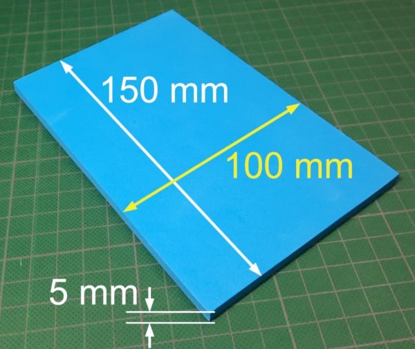 Omask 90004 Foam for plugs 5 mm (100x150 mm) 2 pcs