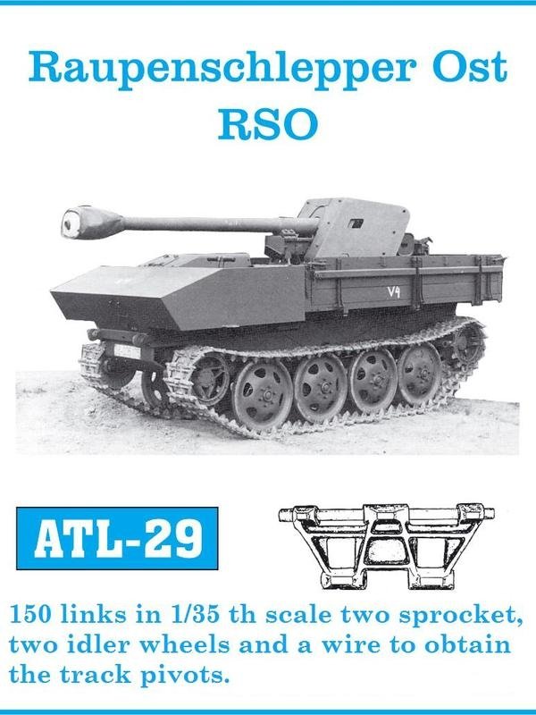 Friulmodel ATL-029 Raupenschlepper Ost RSO 1/35