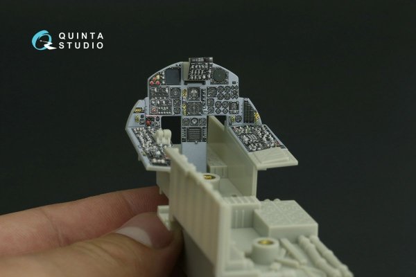 Quinta Studio QDS-32155 F-15C Early/F-15A/F-15J early 3D-Printed &amp; coloured Interior on decal paper (Tamiya) (small version) 1/32