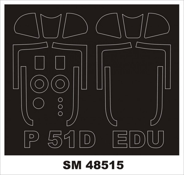 Montex SM48515 P-51D MUSTANG EDUARD 1/48
