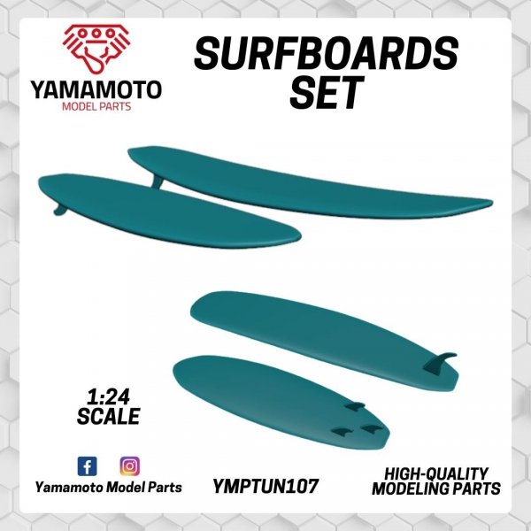 Yamamoto YMPTUN107 Surfboards Set 1/24