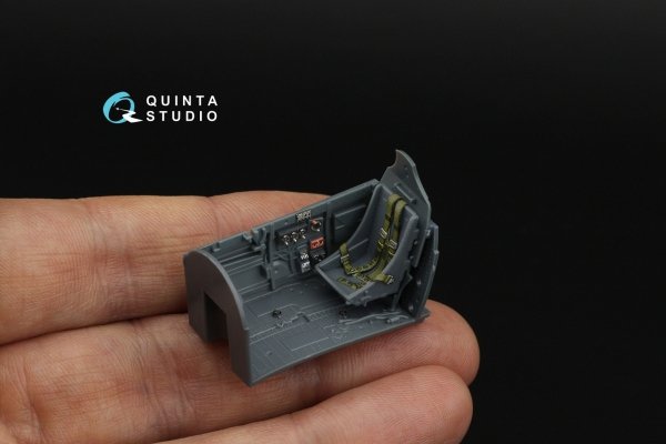 Quinta Studio QD48654 P-40N Warhawk 3D-Printed &amp; coloured Interior on decal paper (Eduard) 1/48