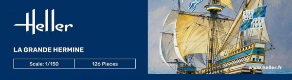 Heller 56841 Starter Kit -  Le Grand Hermine 1/150 