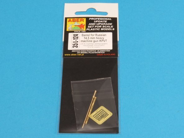 Aber 35L-124 Barrel for Russian 14,5mm heavy machine gun KPVT (1:35)	