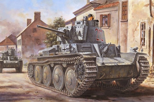 Hobby Boss 80141 German Panzer Kpfw.38(t) Ausf.B w/. Full Interior 1/35