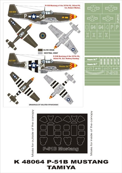 Montex K48064 P-51B Mustang 1/48