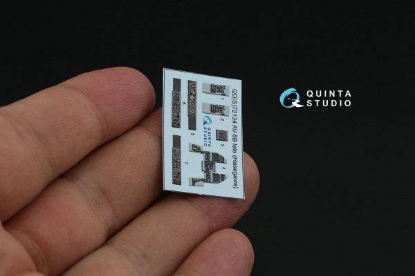 Quinta Studio QDS-72134 AV-8B late 3D-Printed coloured Interior on decal paper (Hasegawa) (small version) 1/72