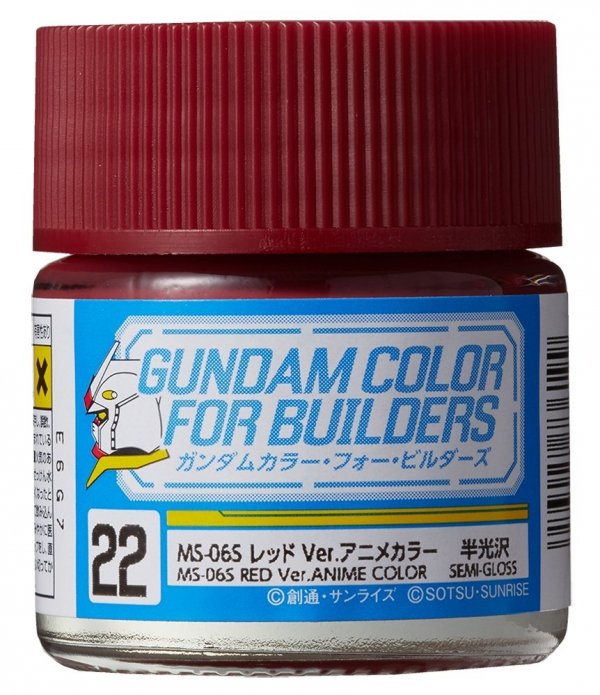 Gunze Sangyo UG-22 MS-06S Red ver.Anime Color