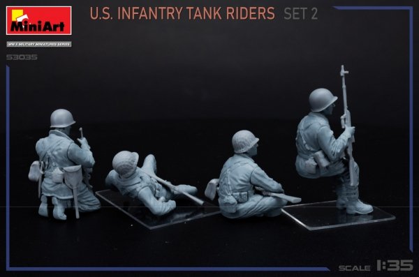 MiniArt 53035 U.S. Infantry Tank Riders. Set 2 1/35