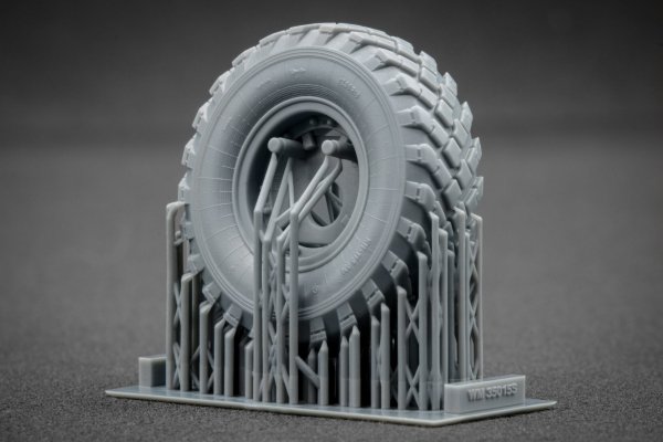 ScaleX WM 35016S GAZ Tiger V2(with shield) Sagged wheel set (for Meng) 1/35
