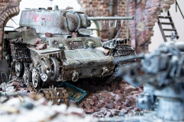 RT-Diorama 35303 Diorama-Base: &quot;Stalingrad tractor factory&quot; 1/35
