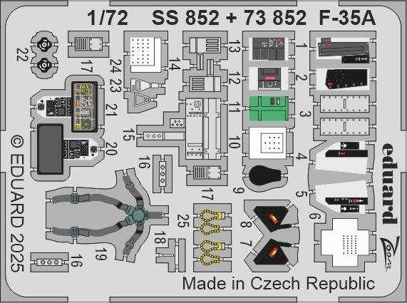 Eduard 73852 F-35A REVELL 1/72