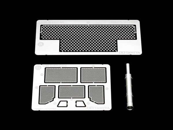 Tamiya 12687 U.S. M551 Sheridan Photo-Etched Parts &amp; Metal Gun Barrel Set 1/35