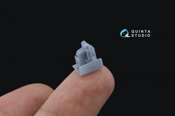 Quinta Studio QD+72152 AH-64D early 3D-Printed coloured Interior on decal paper (Academy)(with 3D-printed resin part) 1/72
