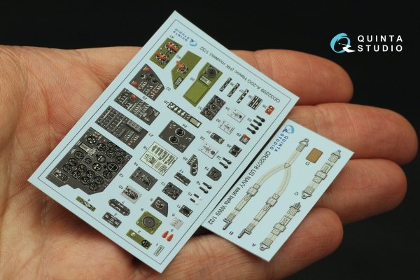 Quinta Studio QD32209 A-20G Havoc 3D-Printed coloured Interior on decal paper (HK Models) 1/32