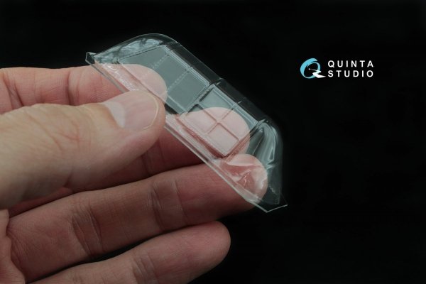 Quinta Studio QC48017 Su-2 vacuformed clear canopy (for Zvezda kit) 1/48