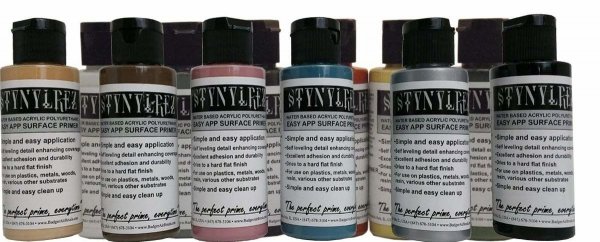 Badger SNR-224 Stynylrez Water Based Acrylic Polyurethane 12-Tone Primer SET
