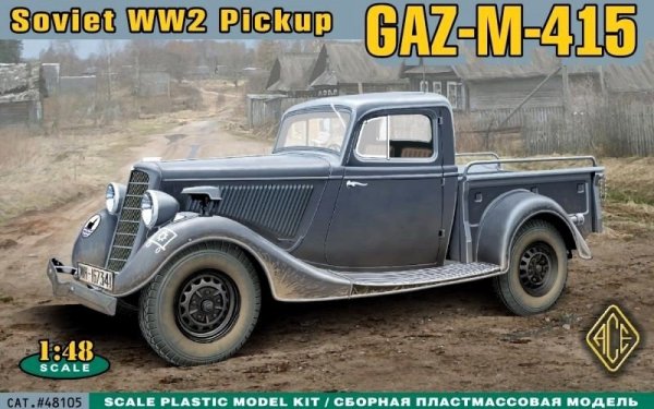ACE 48105 GAZ-M-415 Pickup (1:48)