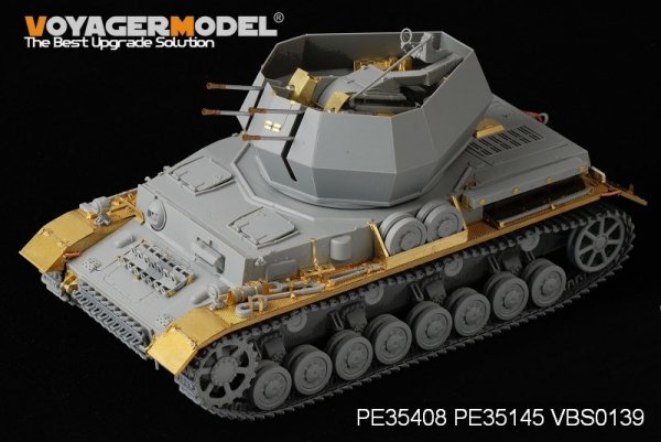 Voyager Model PE35408 WWII German Panzer IV ausf G 20mm Flakpanzer IV &quot;Wirbelwind&quot; For DRAGON 6342 1/35