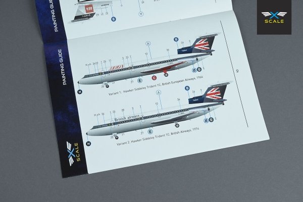 X-Scale 144003 Airliner HS-121 Trident 1C 1/144