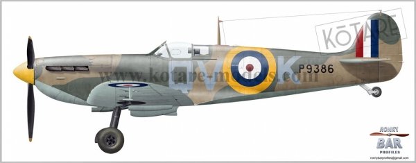 Kotare K32601 SPITFIRE MK.1A - BRIAN LANE 1/32
