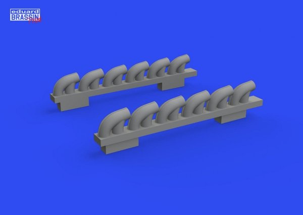 Eduard 672305 P-39Q exhaust stacks PRINT ARMA HOBBY 1/72