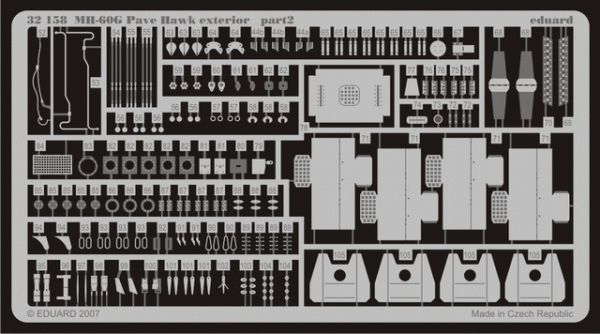 Eduard 32158 MH-60G exterior 1/35 ACADEMY, MRC