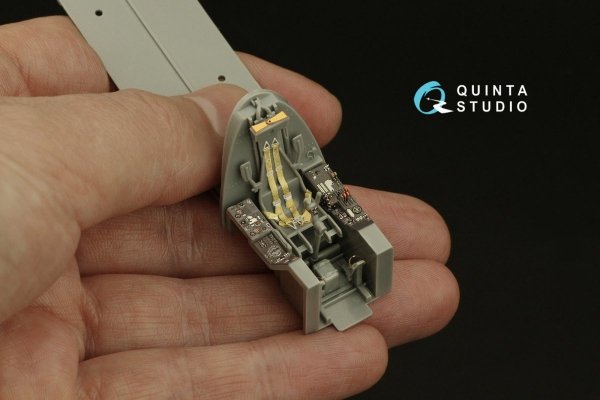 Quinta Studio QD48328 Do 335A Pfeil 3D-Printed &amp; coloured Interior on decal paper (Tamiya) 1/48