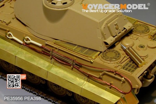 Voyager Model PE35956 WWII German King Tiger (Porsche Turret) For MENG TS-037 1/35