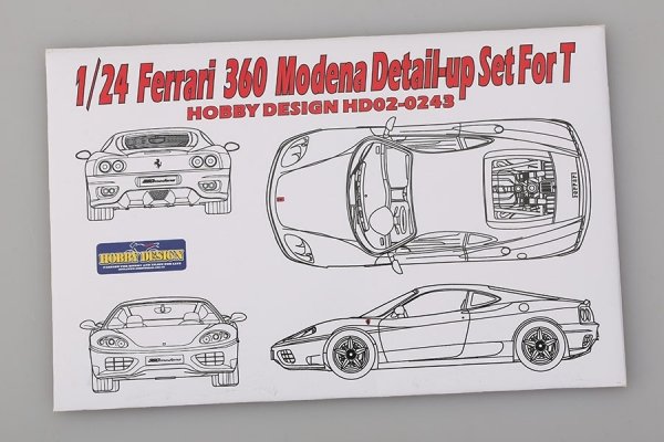 Hobby Design HD02-0243 Ferrari 360 Modena Detail-Up Set for Tamiya 1/24