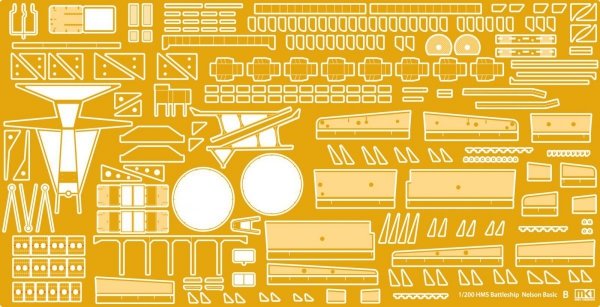 MK1 Design MD-20013 HMS Rodney DX Pack 1/200