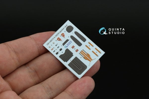 Quinta Studio QD+48409 Su-17UM3 3D-Printed &amp; coloured Interior on decal paper (Hobby Boss) (with 3D-printed resin parts) 1/48