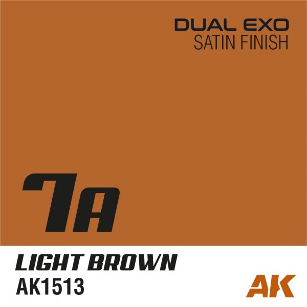 AK Interactive AK1513 DUAL EXO 7A – LIGHT BROWN 60ML