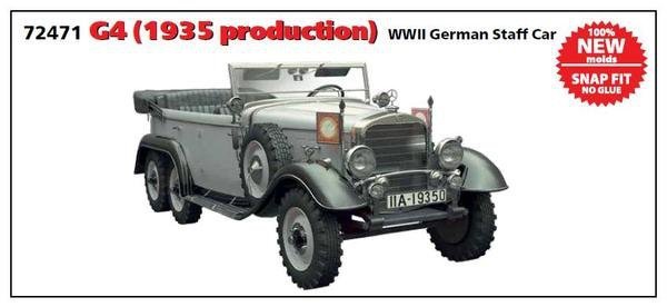 ICM 72471 WWII German Staff Car G4 (1:72)