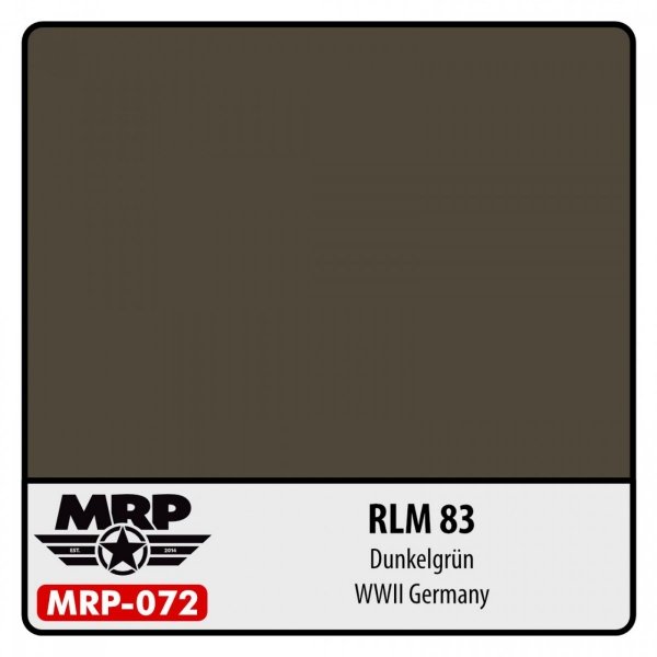 MR. Paint MRP-072 RLM 83 Dunkelgrun WWII Germany 30ml