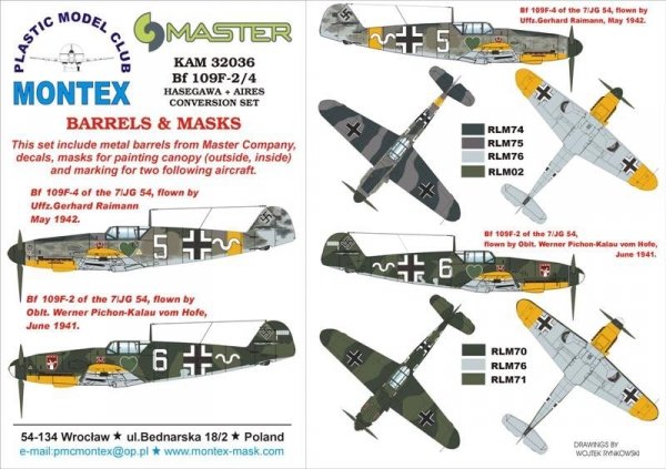 Montex KAM32036 Bf 109F-2/4 1/32