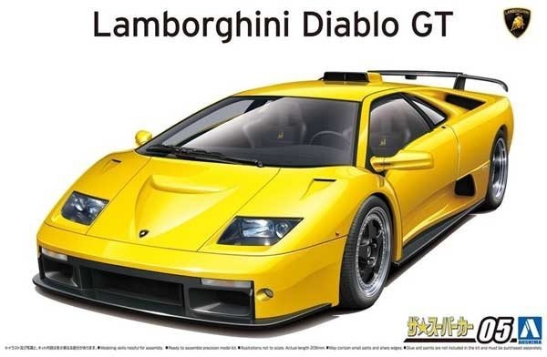 Aoshima 05899 Lamborghini Diablo GT 1/24