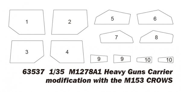 I Love Kit 63537 M1278A1 Heavy Guns Carrier Modification With The M153 CROWS 1/35