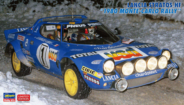 Hasegawa 20810 Lancia Stratos HF "1980 Monte-Carlo Rally" 1/24