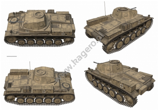 Kagero 0025 Panzer II &amp; Luchs EN
