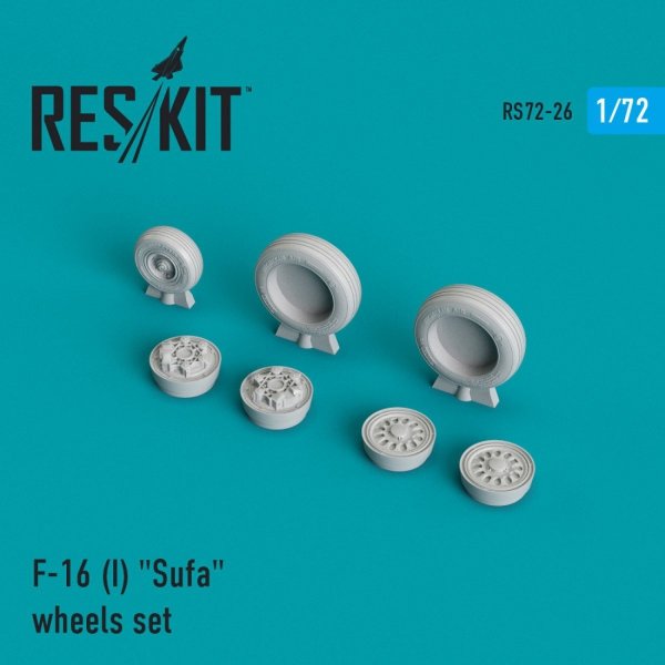 RESKIT RS72-0026 F-16I &quot;SUFA&quot; WHEELS SET 1/72