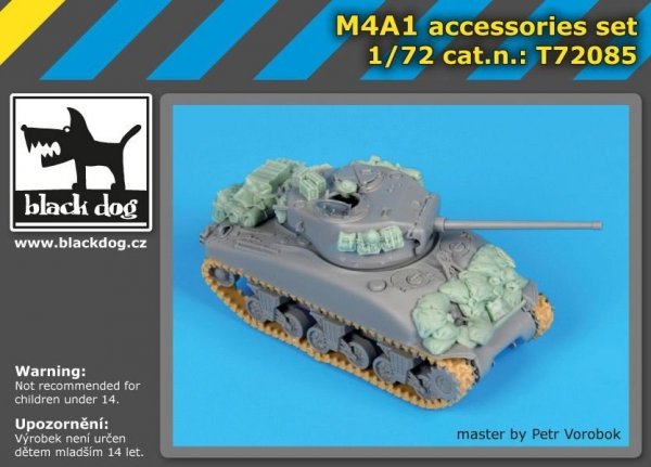 Black Dog T72085 M4A1 accessories set for Dragon 1/72