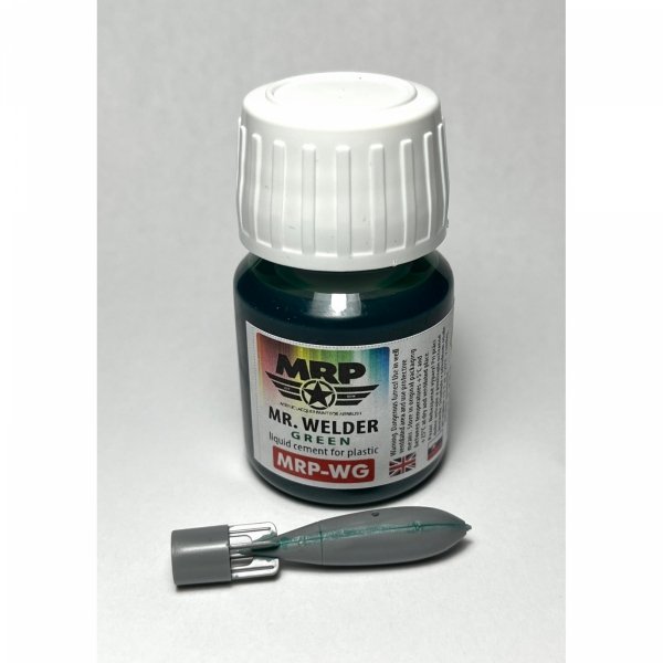 Mr. Paint MR. WELDER Green Liquid cement for plastic 30 ml