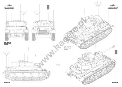 Kagero 7025 Sd.Kfz. 161 Panzer IV Ausf. H/J EN/PL