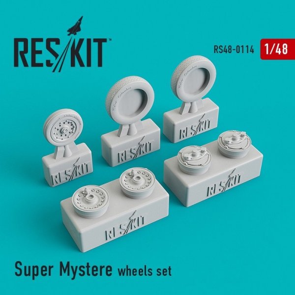 RESKIT RS48-0114 Super Mystere wheels set 1/48