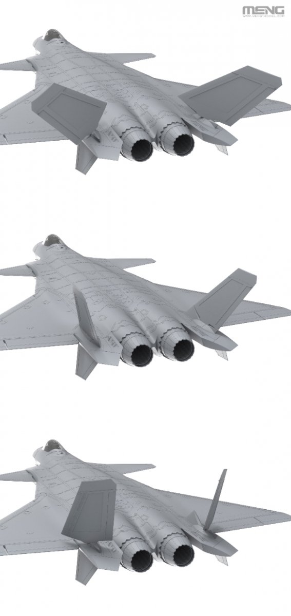Meng LS-002 Chinese J-20 Stealth Fighter 1/48
