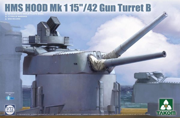 Hood 15&quot;/42 Mk1 Gun Turret B 1