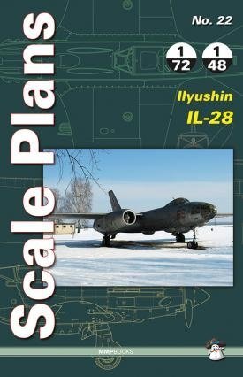 MMP Books 78777 Scale Plans No. 22 Ilyushin Il-28 EN